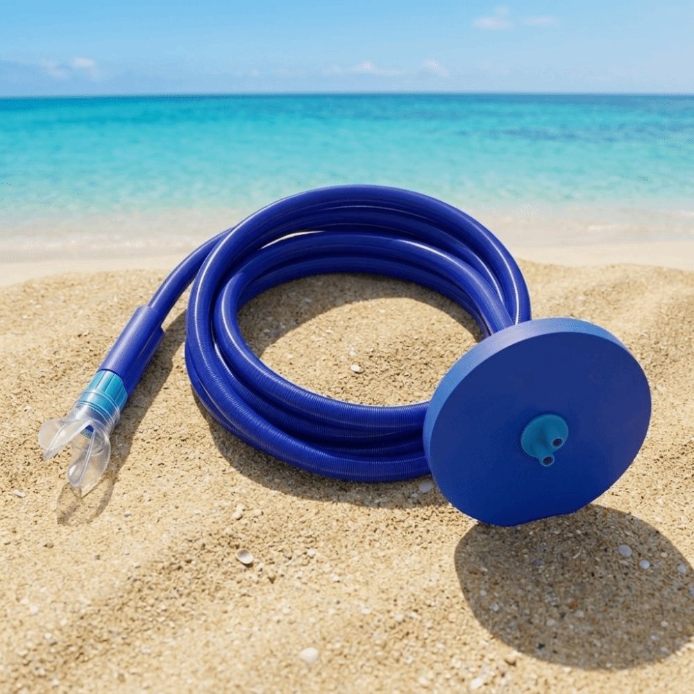 Snorkeling Gear - Двухтрубный полносухой респиратор с силиконовым мундштуком