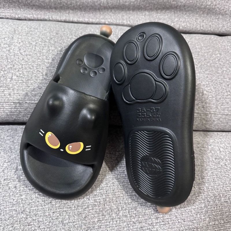 Water Shoes - Новые милые 3D-шлепанцы с лапками черной