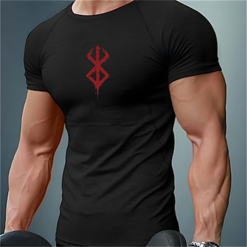 Rash Guard - Мужские компрессионные футболки с принтом, летние,