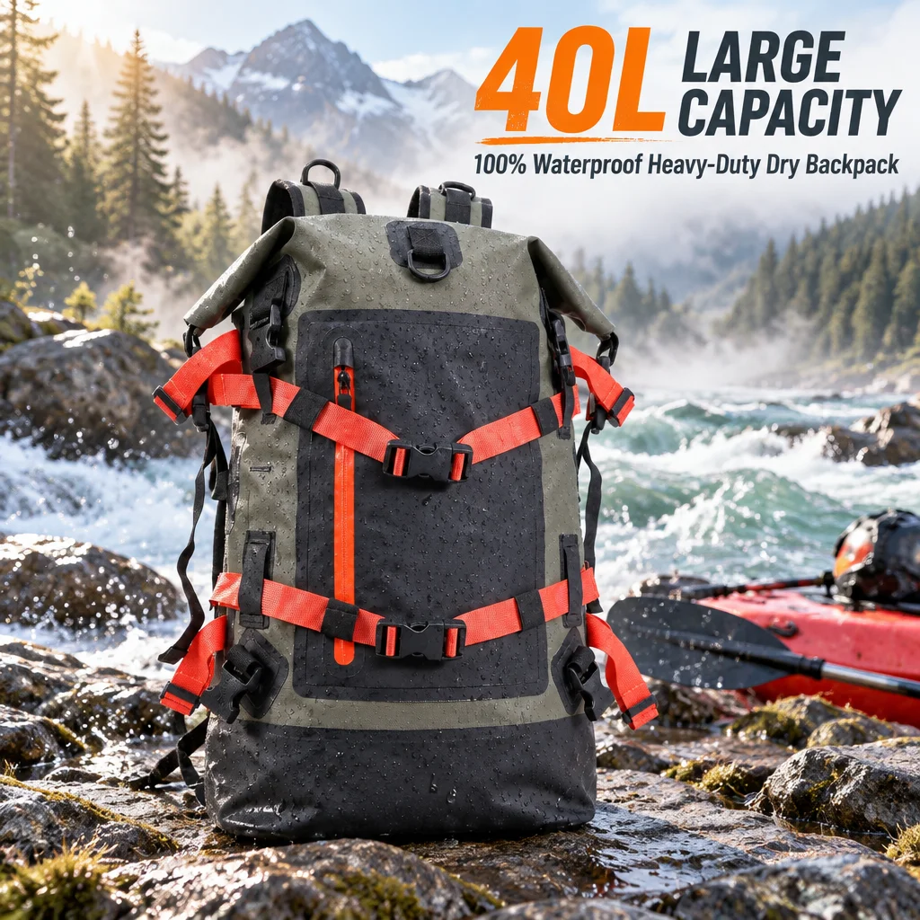 Dry Bag Waterproof - Водонепроницаемые сумки-мешки объемом 40 литров для