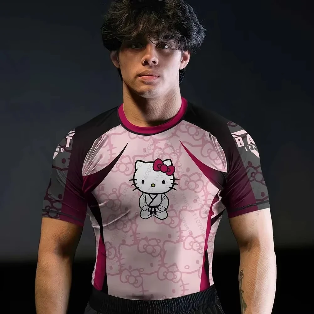 Rash Guard - Футболка для взрослых и детей, повседневная