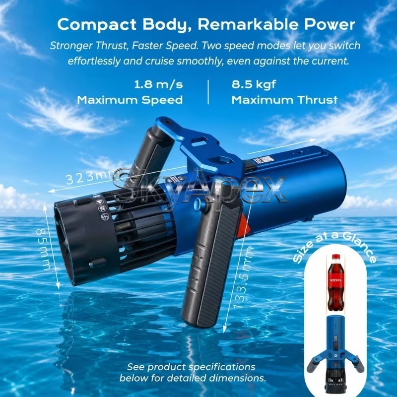 Ручной подводный двигатель, во – обзор и цена Snorkeling Gear