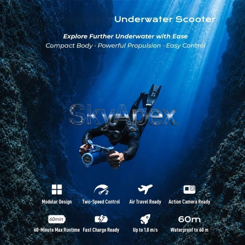 Ручной подводный двигатель, во – обзор и цена Snorkeling Gear