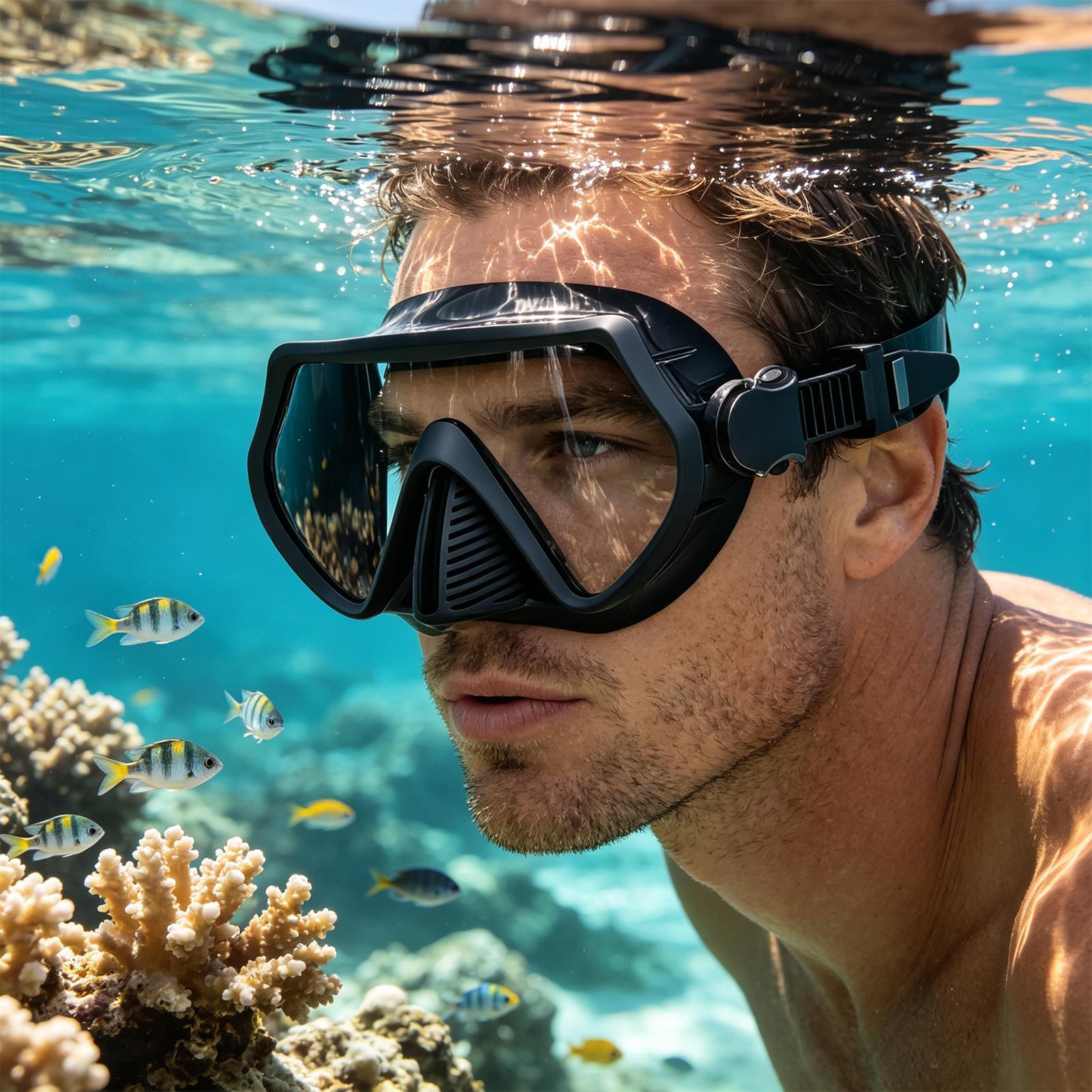 Дайвинг-очки для взрослых, обе – обзор и цена Goggles Swim