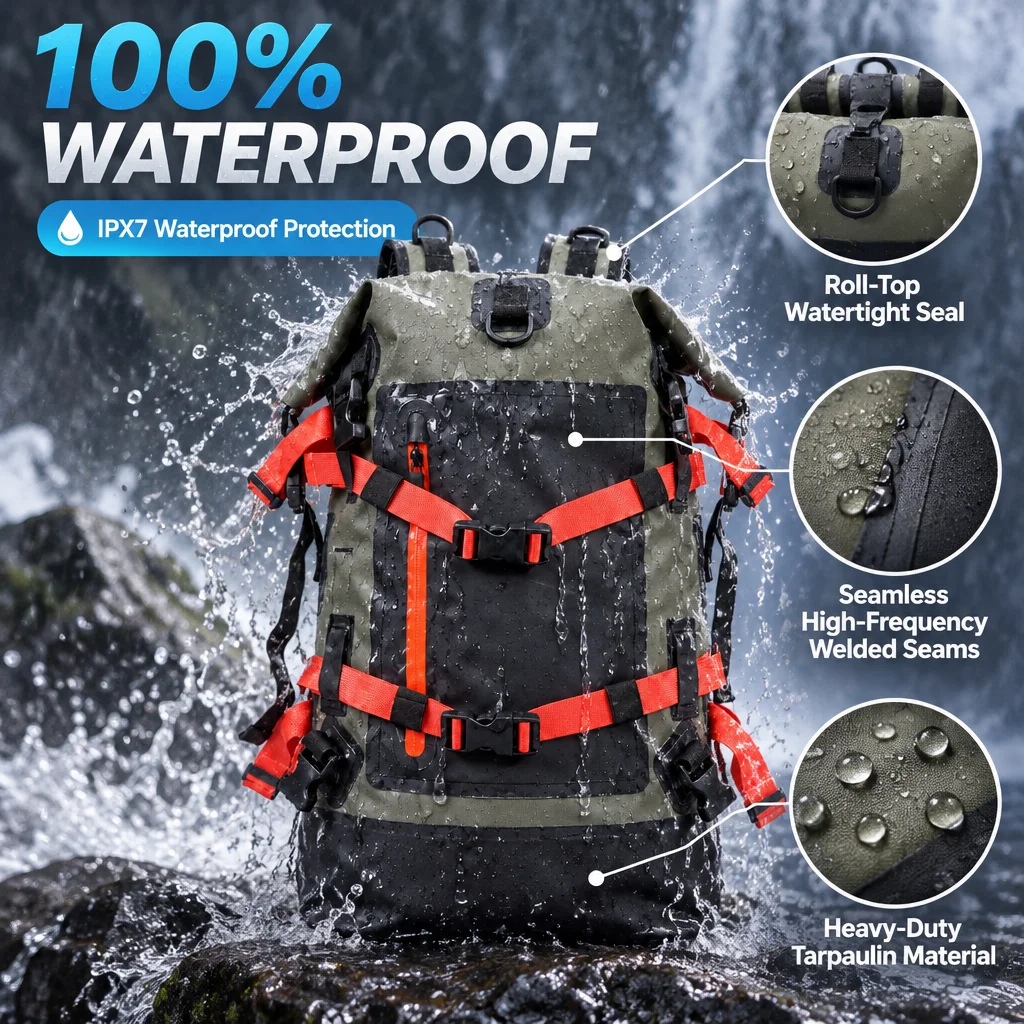 Водонепроницаемые сумки-мешки  – обзор и цена Dry Bag Waterproof